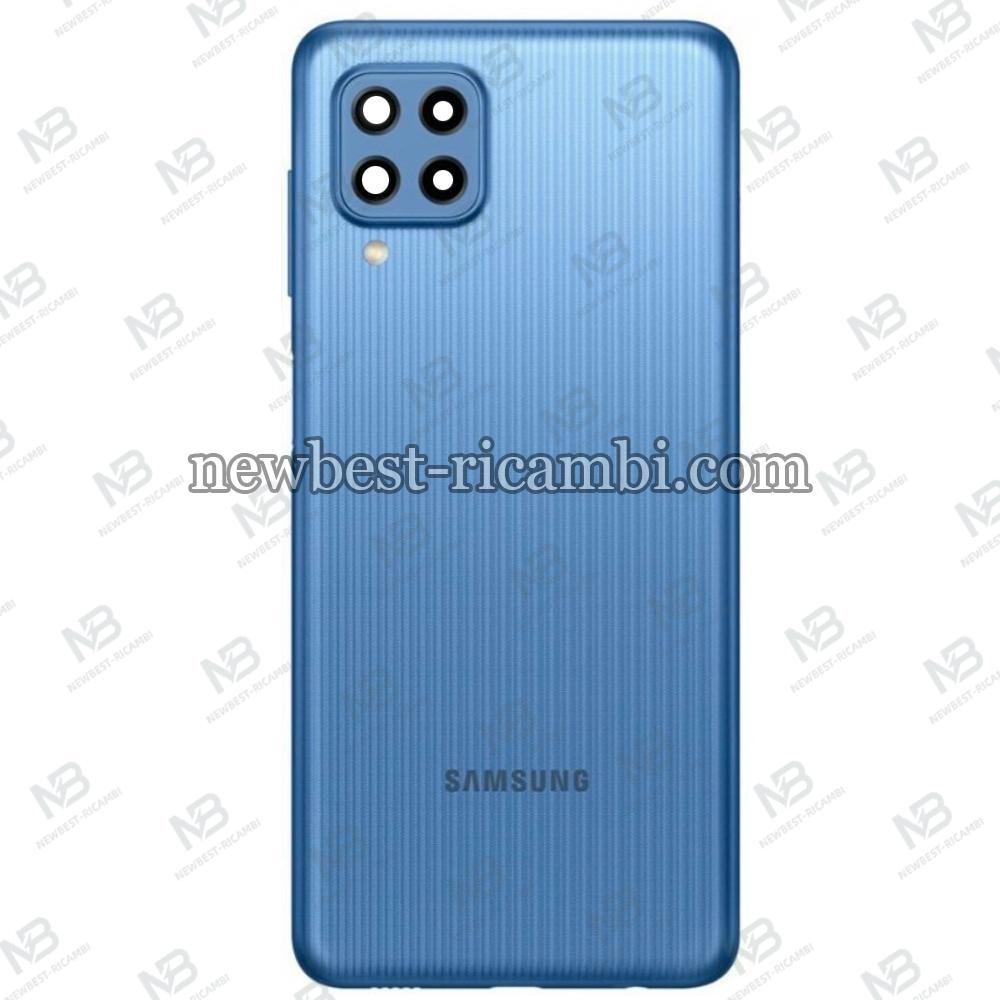 Samsung Galaxy M22 M225 Back Cover+Camera Glass Blue Original