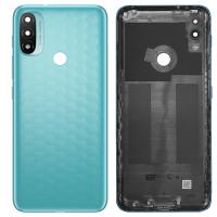 Motorola Moto E20 XT2155-3 Back Cover+Camera Glass Blue