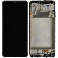 Samsung Galaxy M22 M225 Touch+Lcd+Frame Black Service Pack