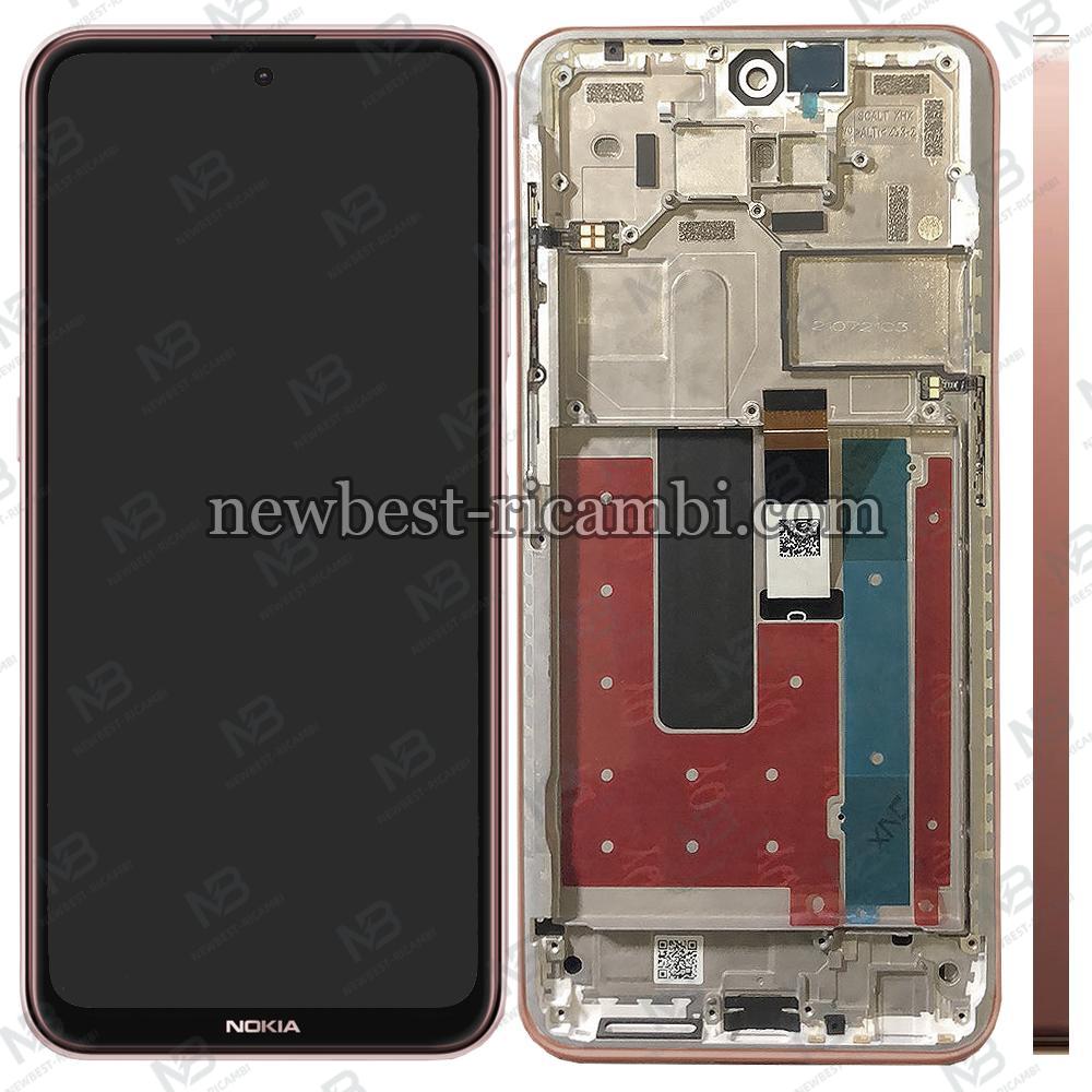 Nokia X20 Ta-1341 Touch+Lcd+Frame Bronze Original