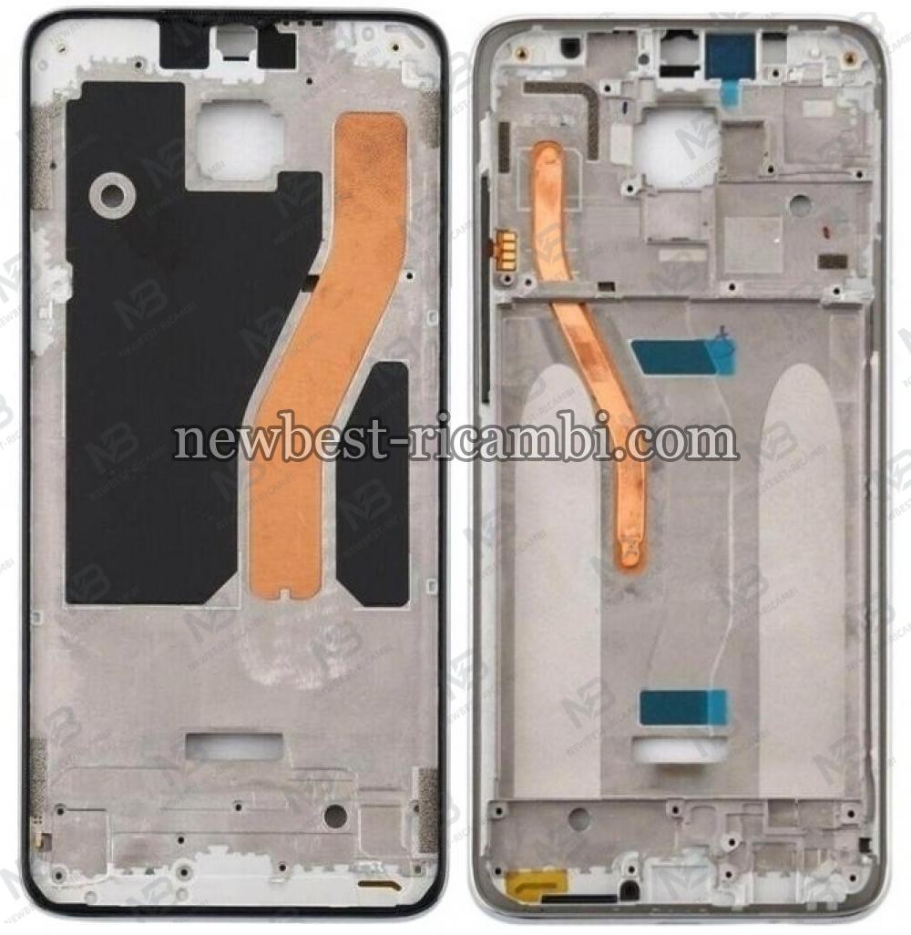 Xiaomi Redmi Note 8 Pro Lcd Display Support Frame White