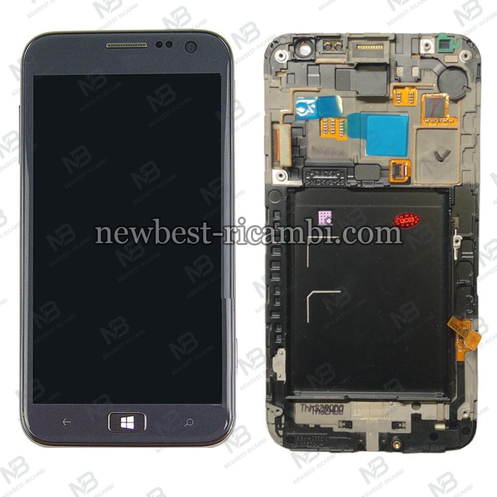 Samsung i8750 ATIV S Touch+Lcd+Frame Black Original