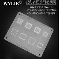 Wylie WL-57 BGA Reballing Stencil For LG Samsung Huawei MSM8996 MSM8992 MSM8998 MSM8956 MSM8976 CPU Temporary Storage Ch