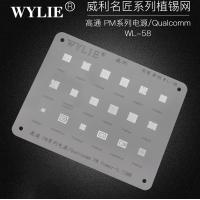 Wylie WL-58 BGA Reballing Stencil Qualcomm PM8937 PM8028 PM8998 PM8084 PM8226 PM8029 PM8221 PM8952 PM8994 PM660 PM Power