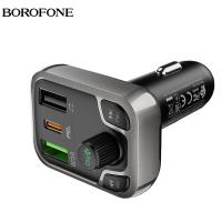 BOROFONE Bluetooth FM Transmitter and Car Charger BC38 Flash Energy PD20W+QC3.0 Black In Blister