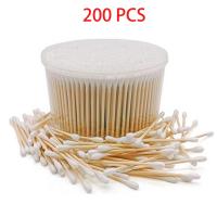 Cosmetic Cotton Swab Double Head Ended Clean Cotton Buds 200PCS