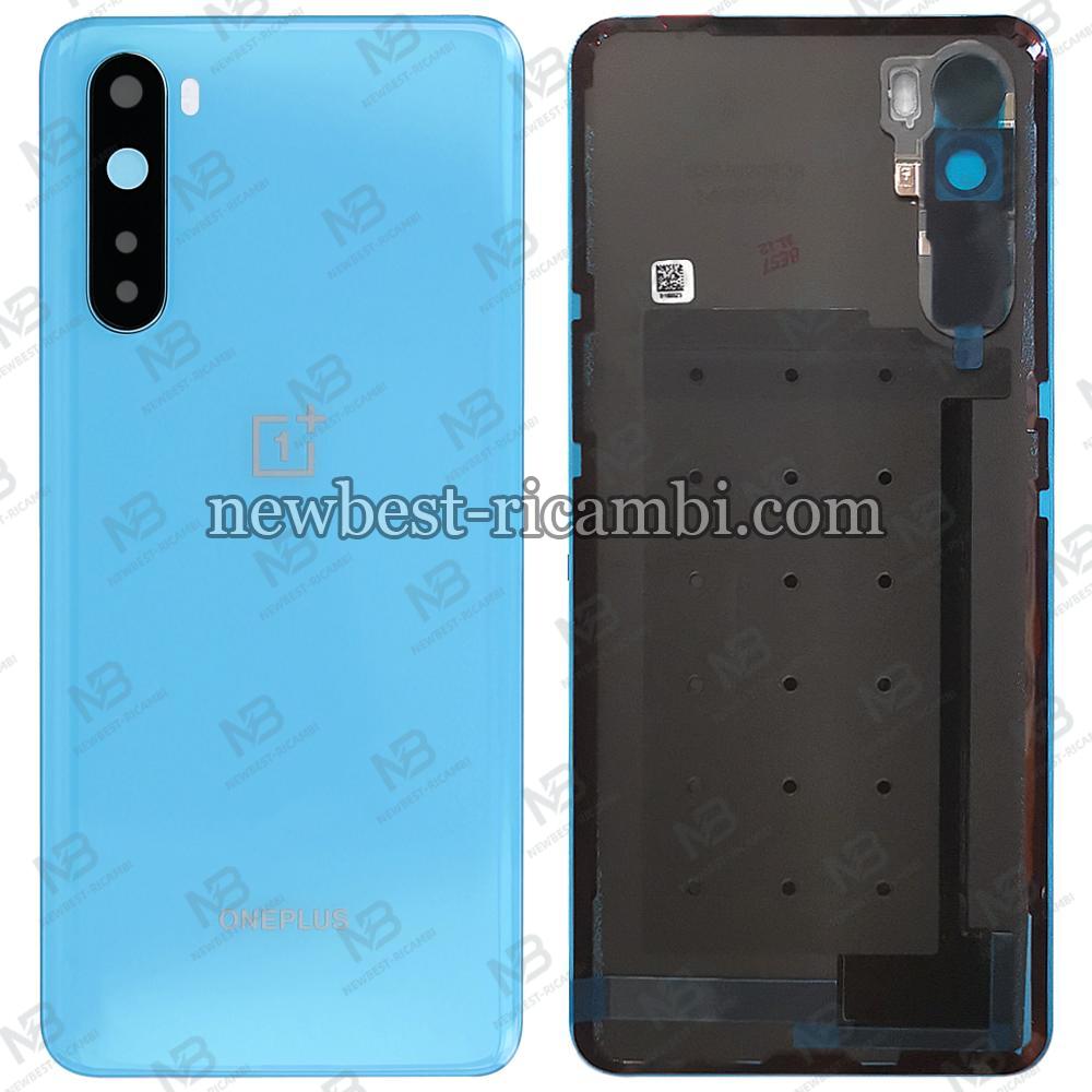 One PLus Nord 5g back cover+camera glass blue original