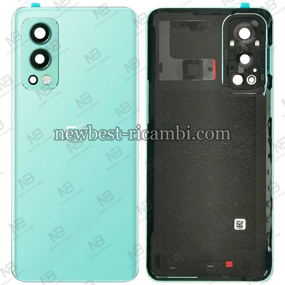 One Plus Nord 2 5G Back Cover+Camera Glass  Blue Original