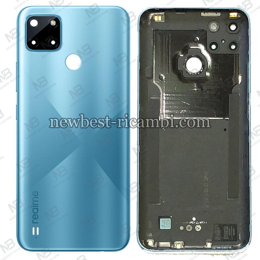 Realme C21Y RMX3263 Back Cover+Camera Glass Blue Original