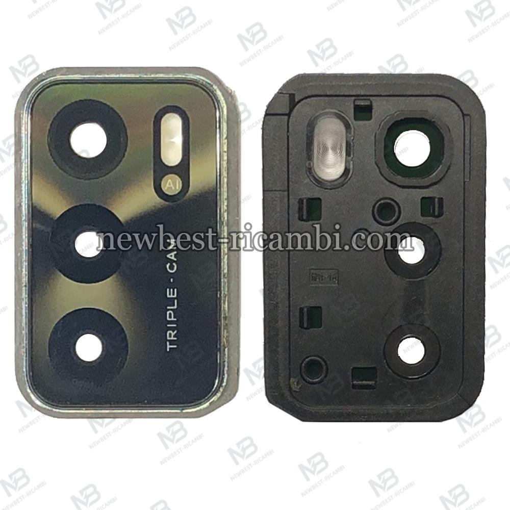 Oppo A54S (CPH2273) Camera Glass + Frame Black