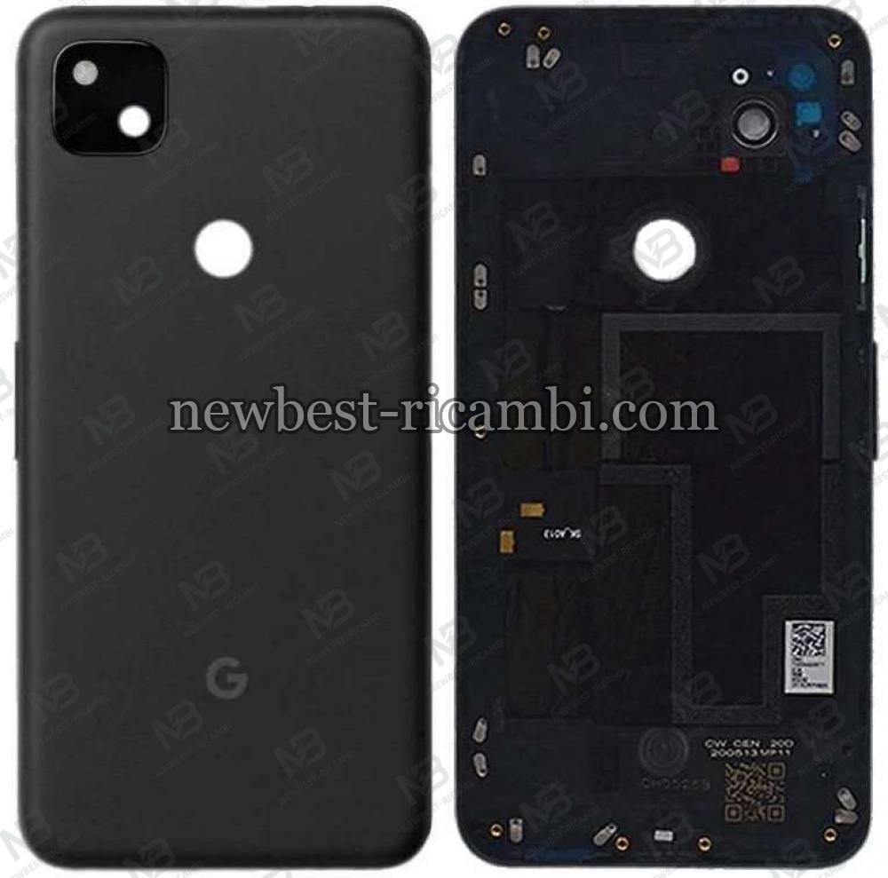 Google Pixel 4A 4G Back Cover+Camera Glass Black Original