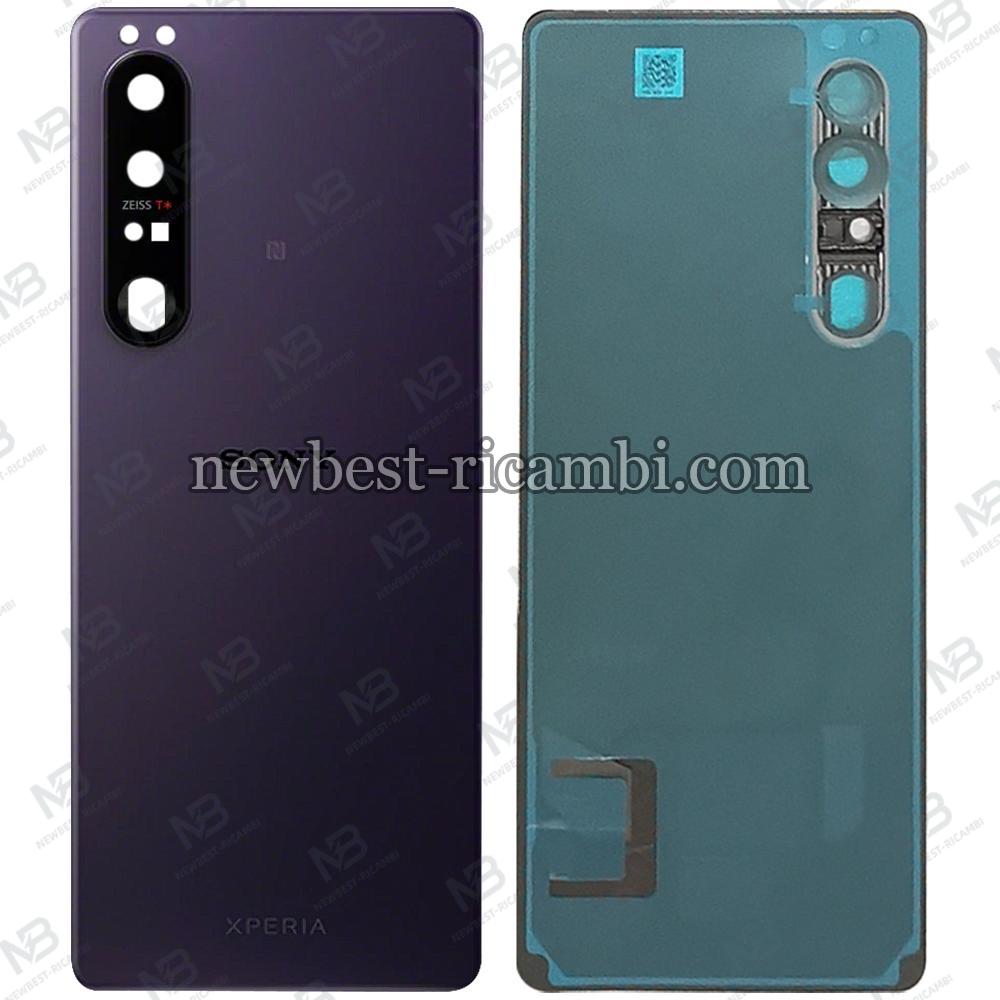 Sony Xperia 1 III （3 generation) Back Cover+Camera Glass Purple Original