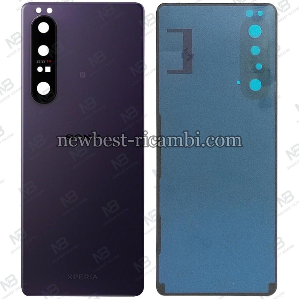 Sony Xperia 1 II（2 generation) Back Cover+Camera Glass Purple Original
