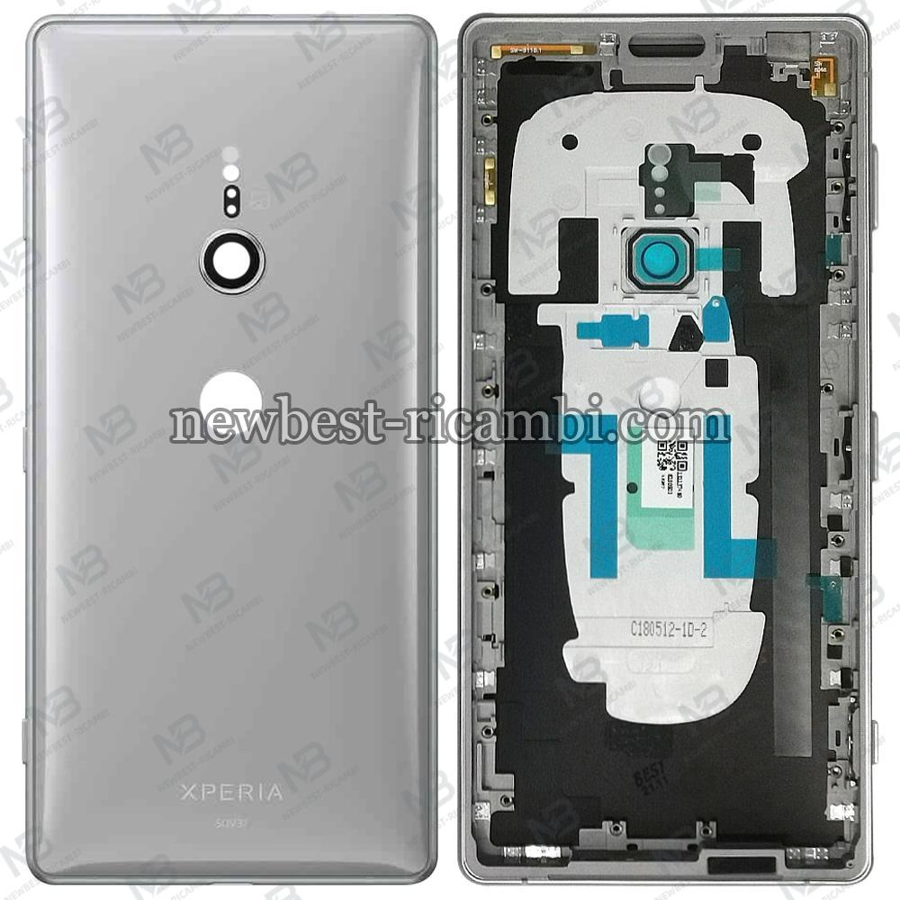 Sony Xperia XZ2 H8266 H8216 Back Cover+Frame Silver