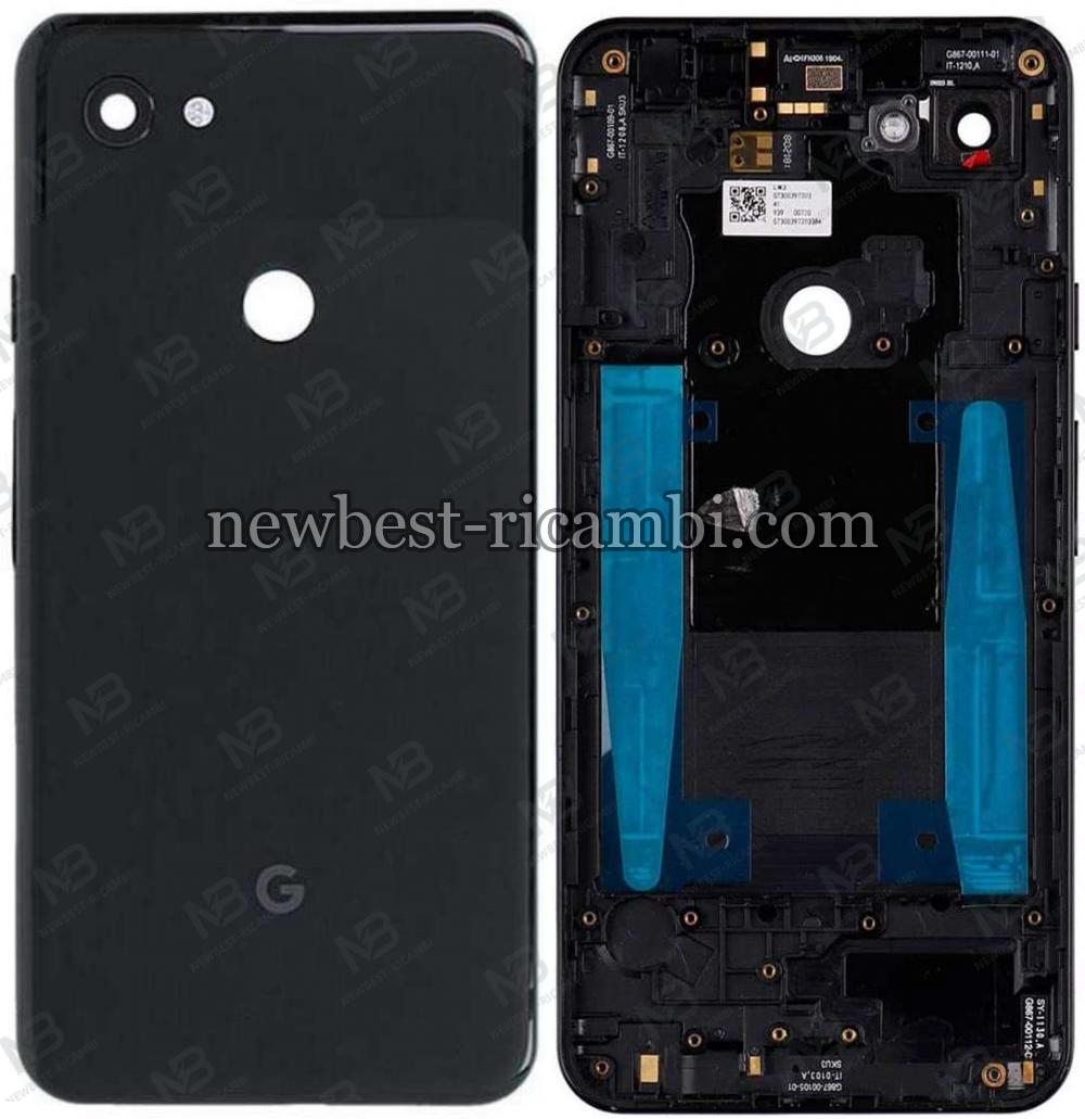 Google Pixel 3A XL Back Cover+Camera Glass Black