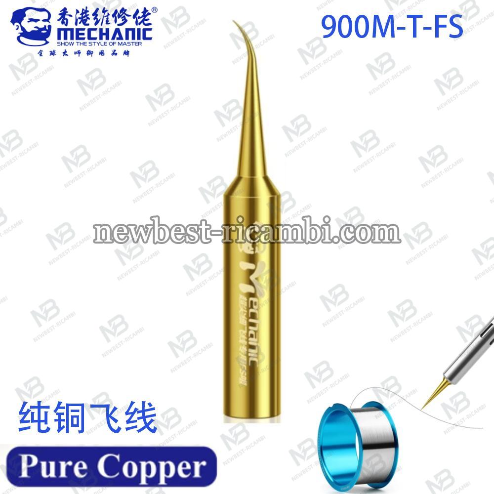 Mechanic Super-Fine Pure Cooper Fingerprinter Sensor Repair Solder Tip 900M-T-FS
