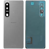 Sony Xperia 1 III （3 generation) Back Cover+Camera Glass Silver Original