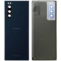 Sony Xperia 5 Back Cover+Camera Glass Blue Original