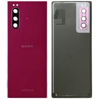 Sony Xperia 5 Back Cover+Camera Glass Red Original