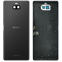 Sony Xperia 10 Back Cover+Camera Glass Black Original