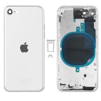iPhone SE 2020/SE 2022  Back Cover With Frame White OEM