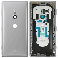 Sony Xperia XZ2 H8266 H8216 Back Cover+Frame Silver