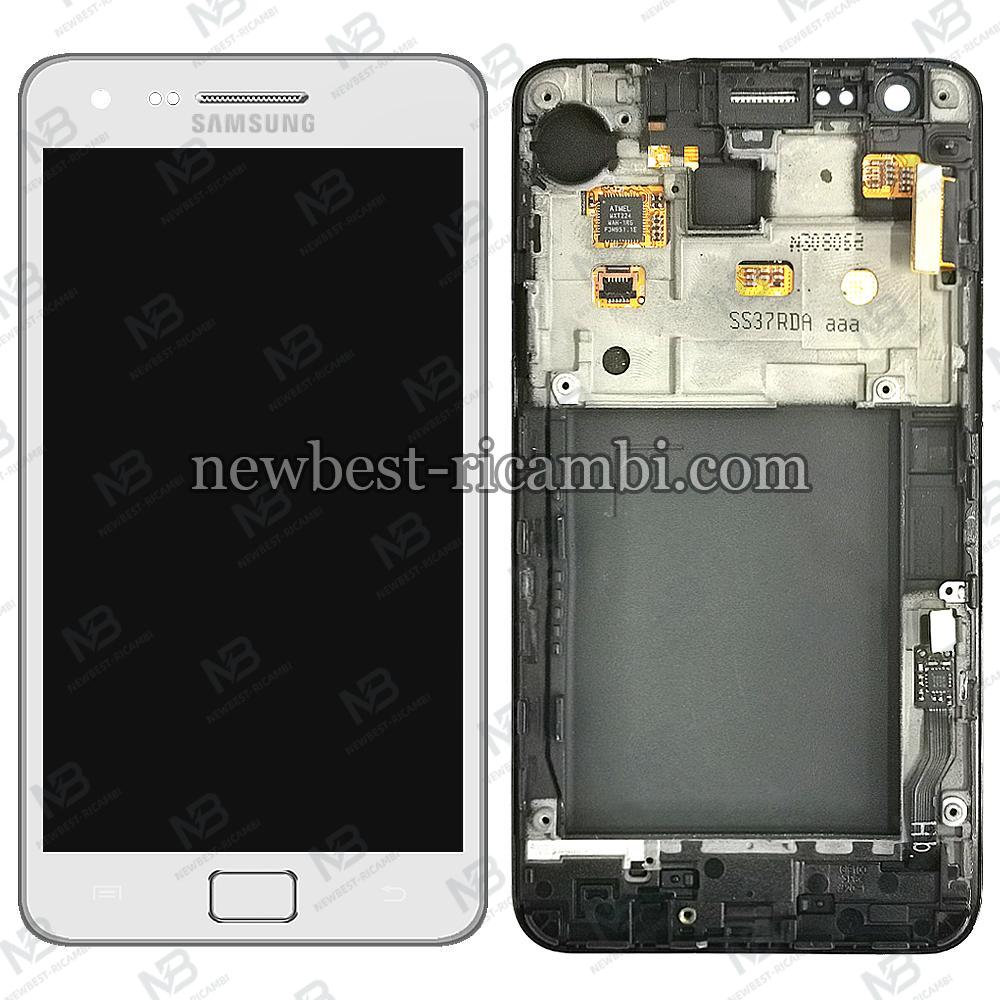 Samsung Galaxy S2 I9100 Touch + Lcd + Frame White
