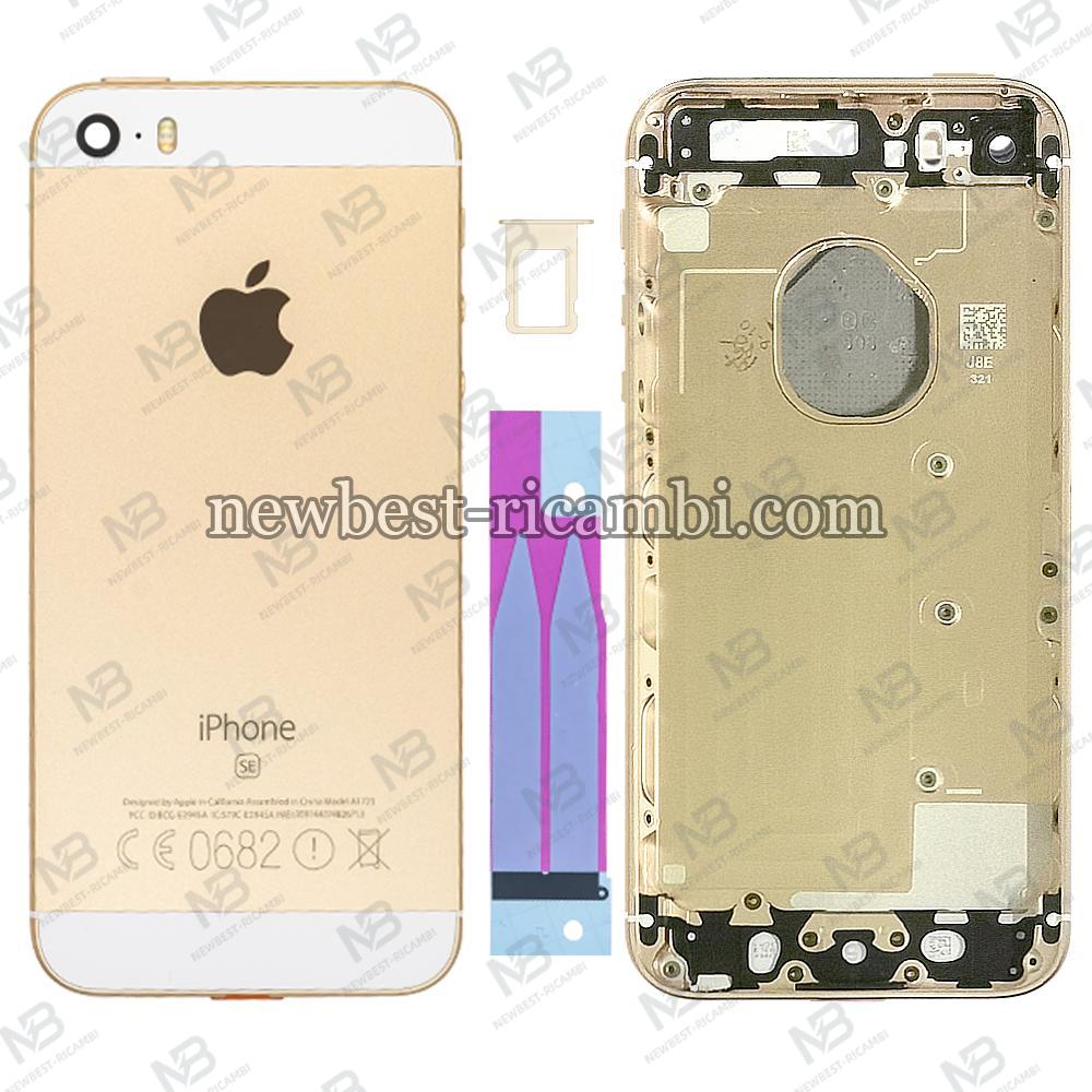 iphone 5se back cover gold