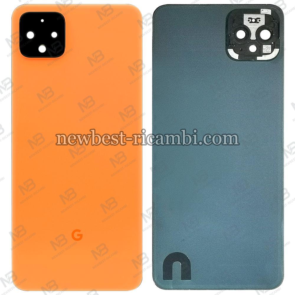 Google Pixel 4 XL Back Cover+Camera Glass Orange