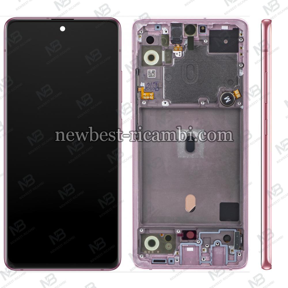 Samsung Galaxy A51 5G A516 Touch + Lcd + Frame Pink Service Pack