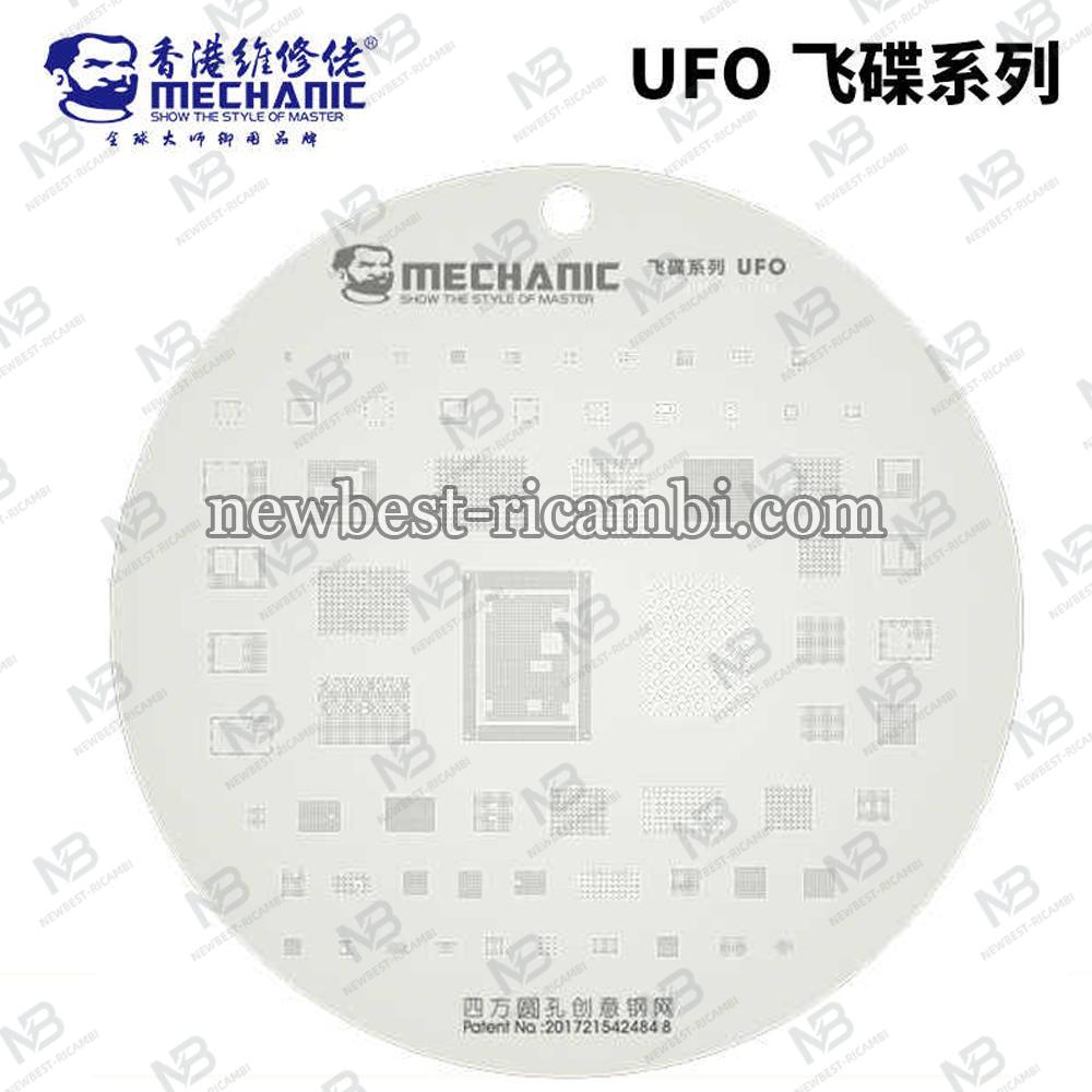 Mechanic UFO 95 0.3/0.35/0.4/0.5 Universal BGA Reballing Steel Stencil