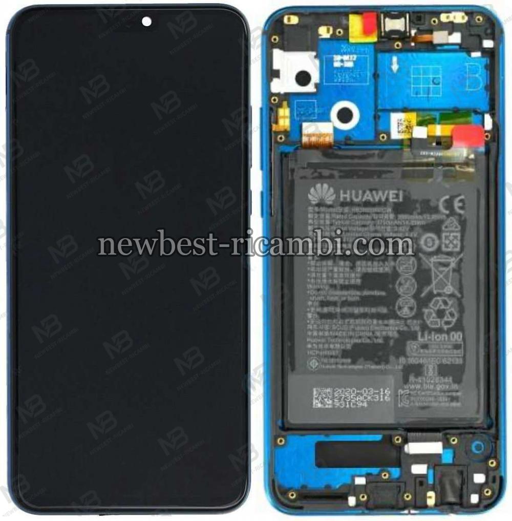 Huawei Honor 9X Lite Touch+Lcd+Frame+Batery Blue Service Pack