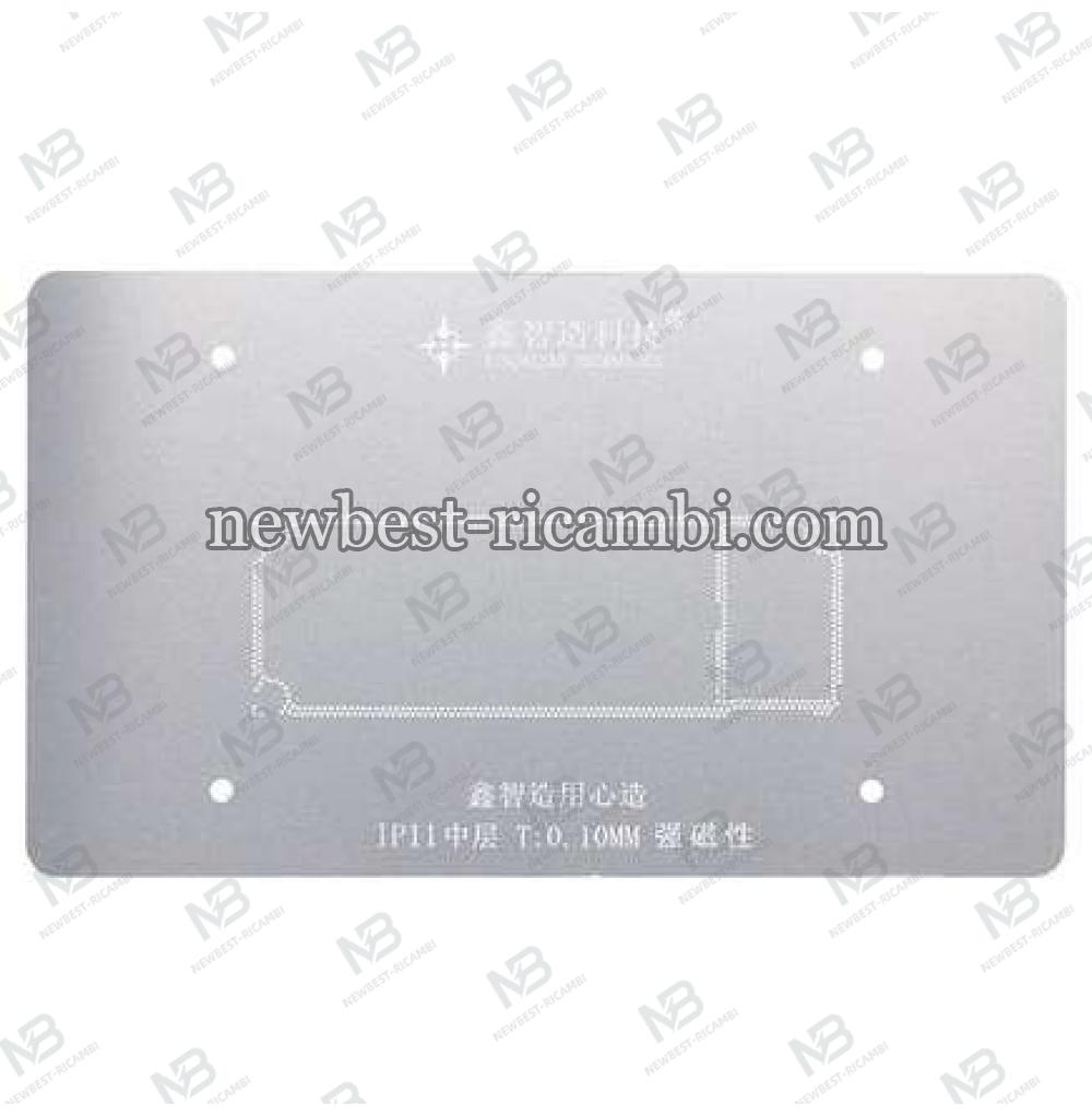 XINZHIZAO Intelligent Mainboard Layered BGA Reballing Stenci for iPhone 11