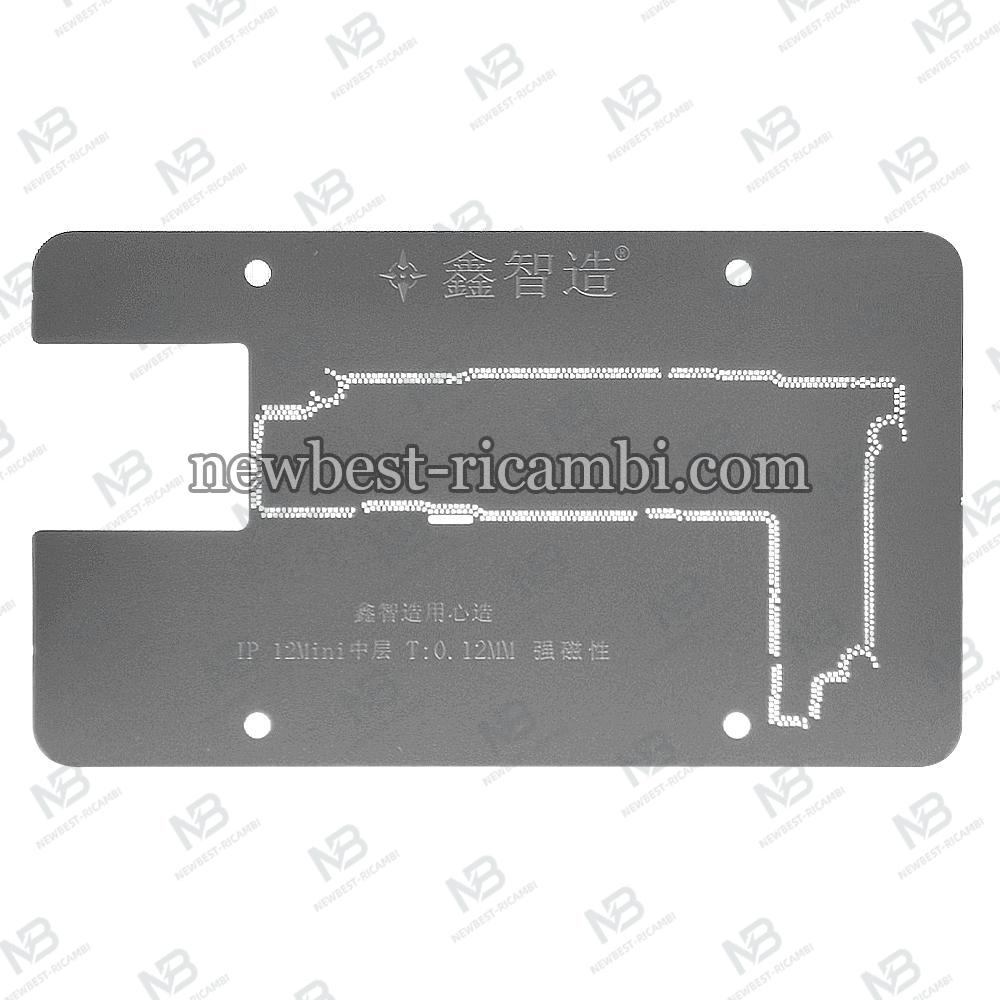 XINZHIZAO Intelligent Mainboard Layered BGA Reballing Stencil for iPhone 12 Mini