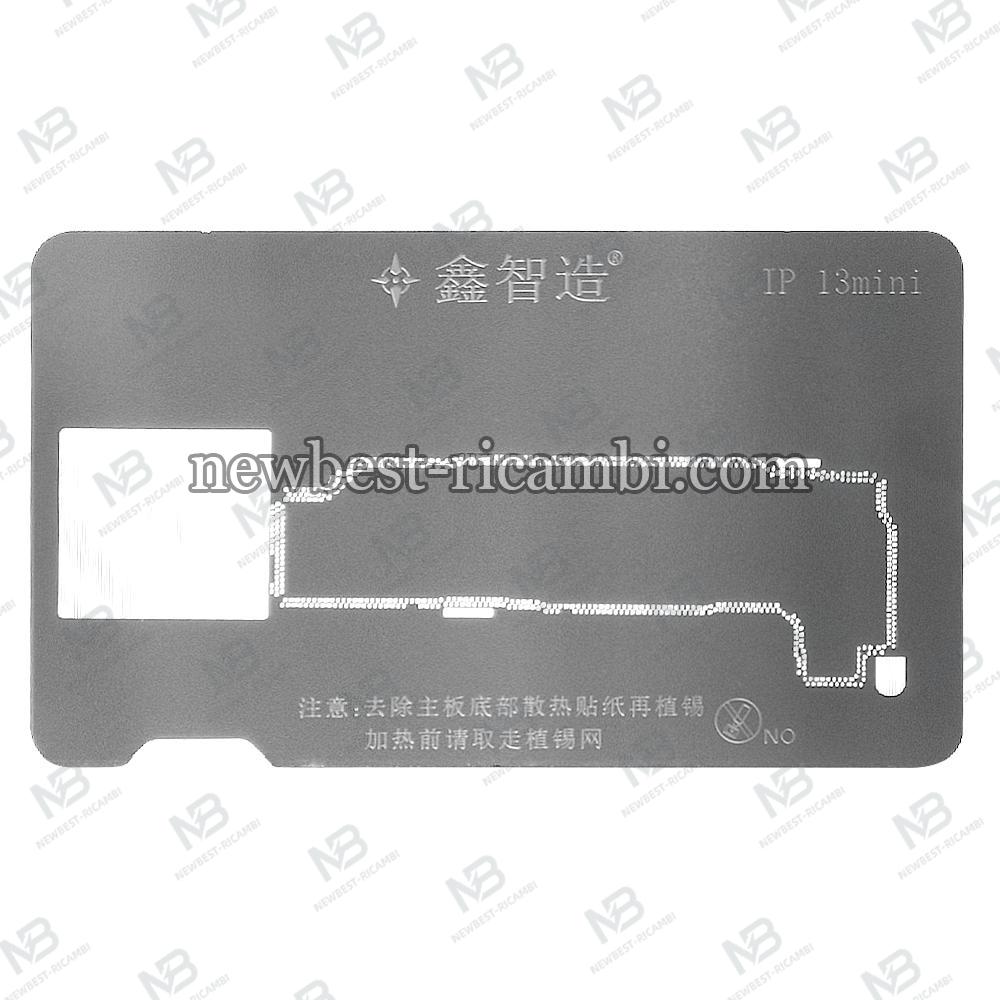 XINZHIZAO Intelligent Mainboard Layered BGA Reballing Stencil for iPhone 13 Mini
