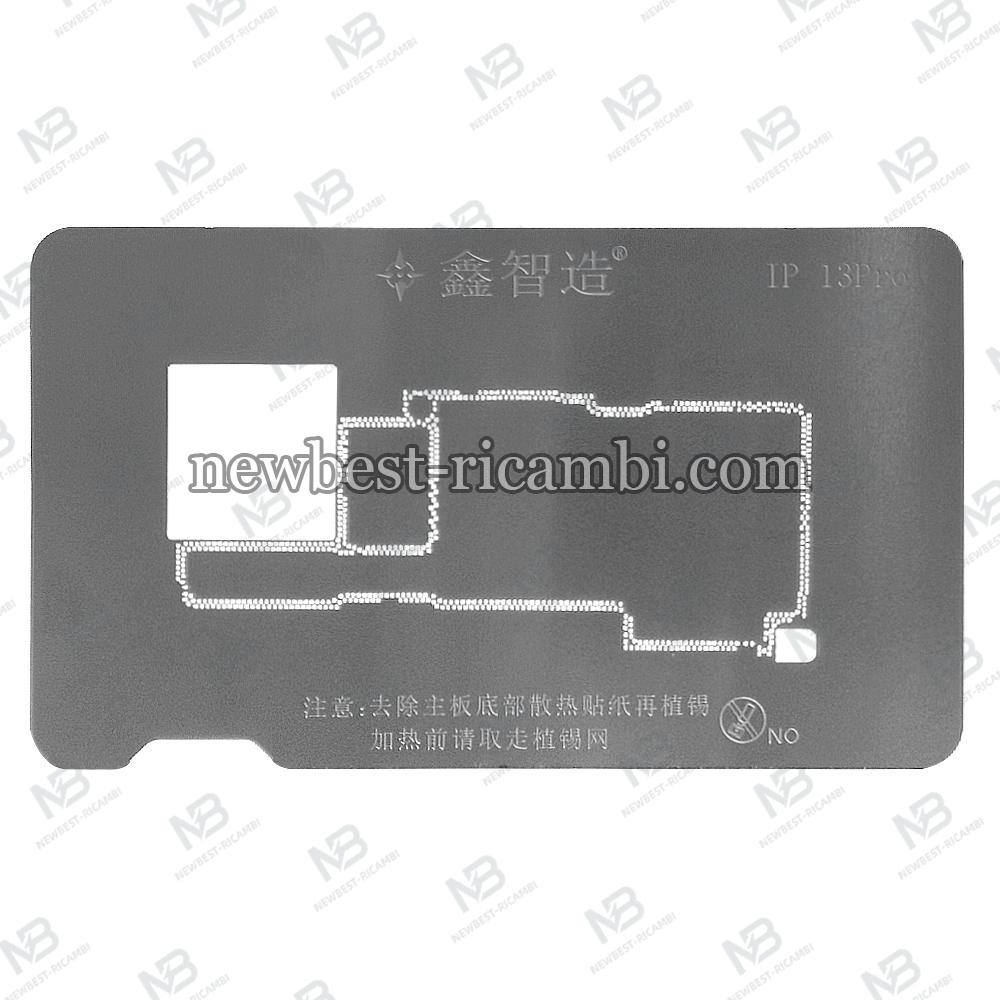 XINZHIZAO Intelligent Mainboard Layered BGA Reballing Stencil for iPhone 13 Pro