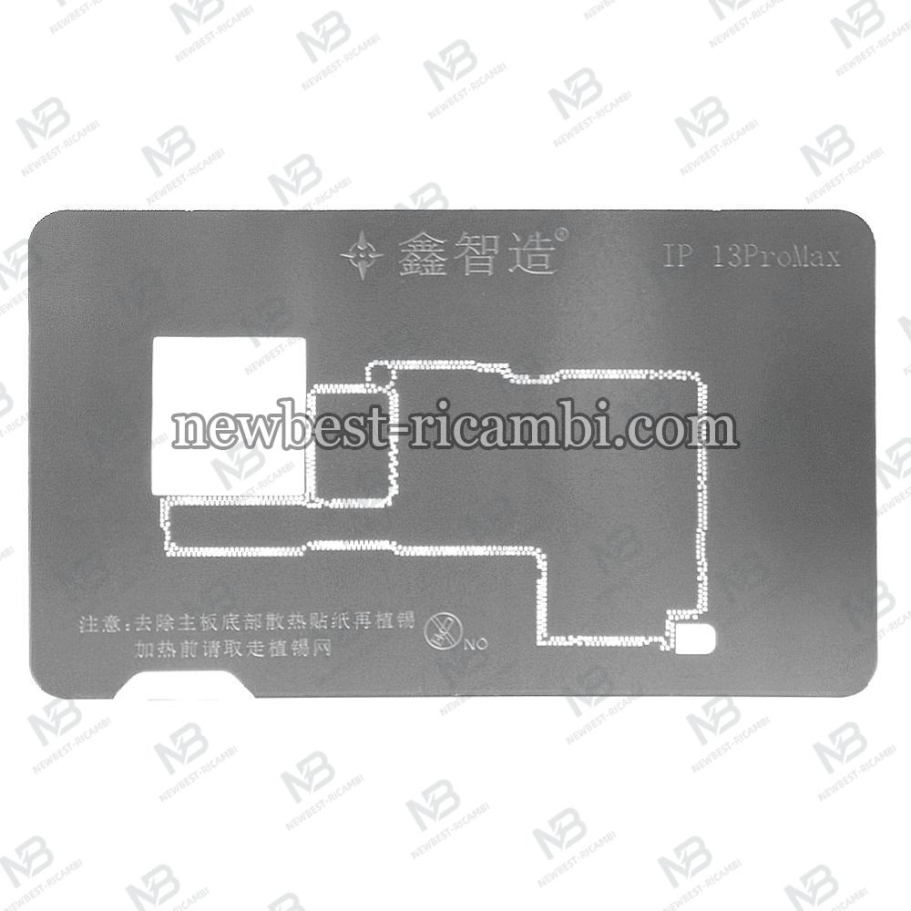 XINZHIZAO Intelligent Mainboard Layered BGA Reballing Stencil for iPhone 13 Pro Max