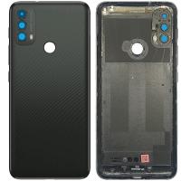 Motorola E40 XT2159-3 Back Cover+Camera Glass Black Original