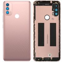 Motorola E40 XT2159-3 Back Cover+Camera Glass Pink Original