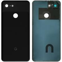 Google Pixel 3 Back Cover+Camera Glass Black Original