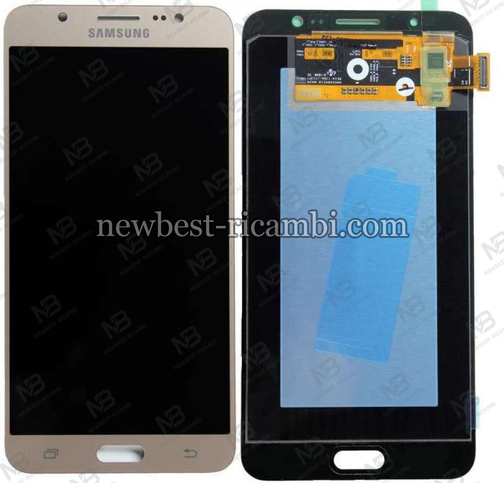 ​Samsung Galaxy J7 2016 J710 Touch+Lcd Gold  Service Pack