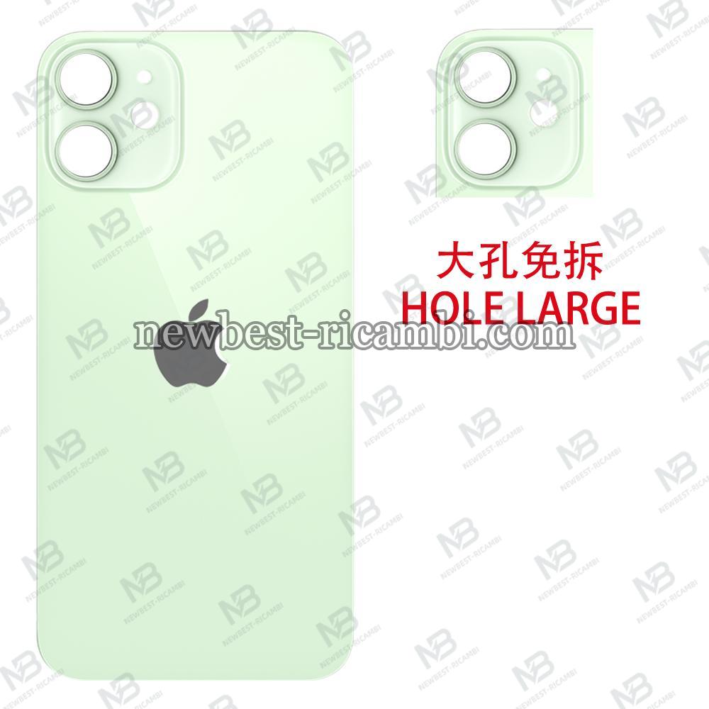 iPhone 12 Mini Back Cover Camera Glass Hole Large Green