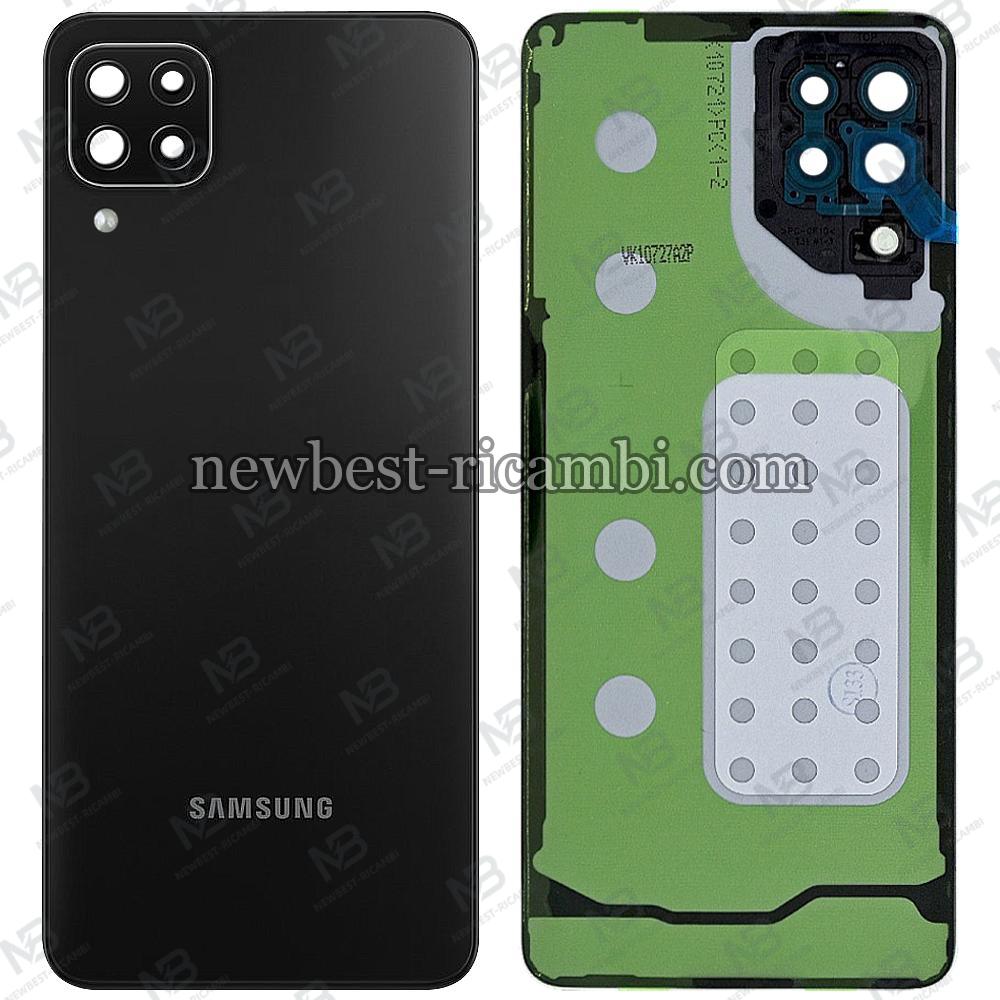 Samsung Galaxy A22 4G A225 Back Cover+Camera Glass Black Original