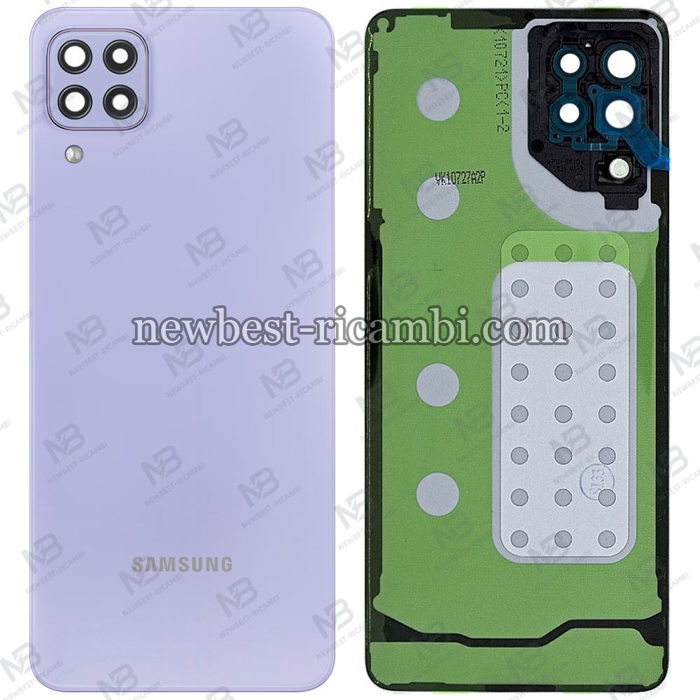 Samsung Galaxy A22 4G A225 Back Cover+Camera Glass Violet Original