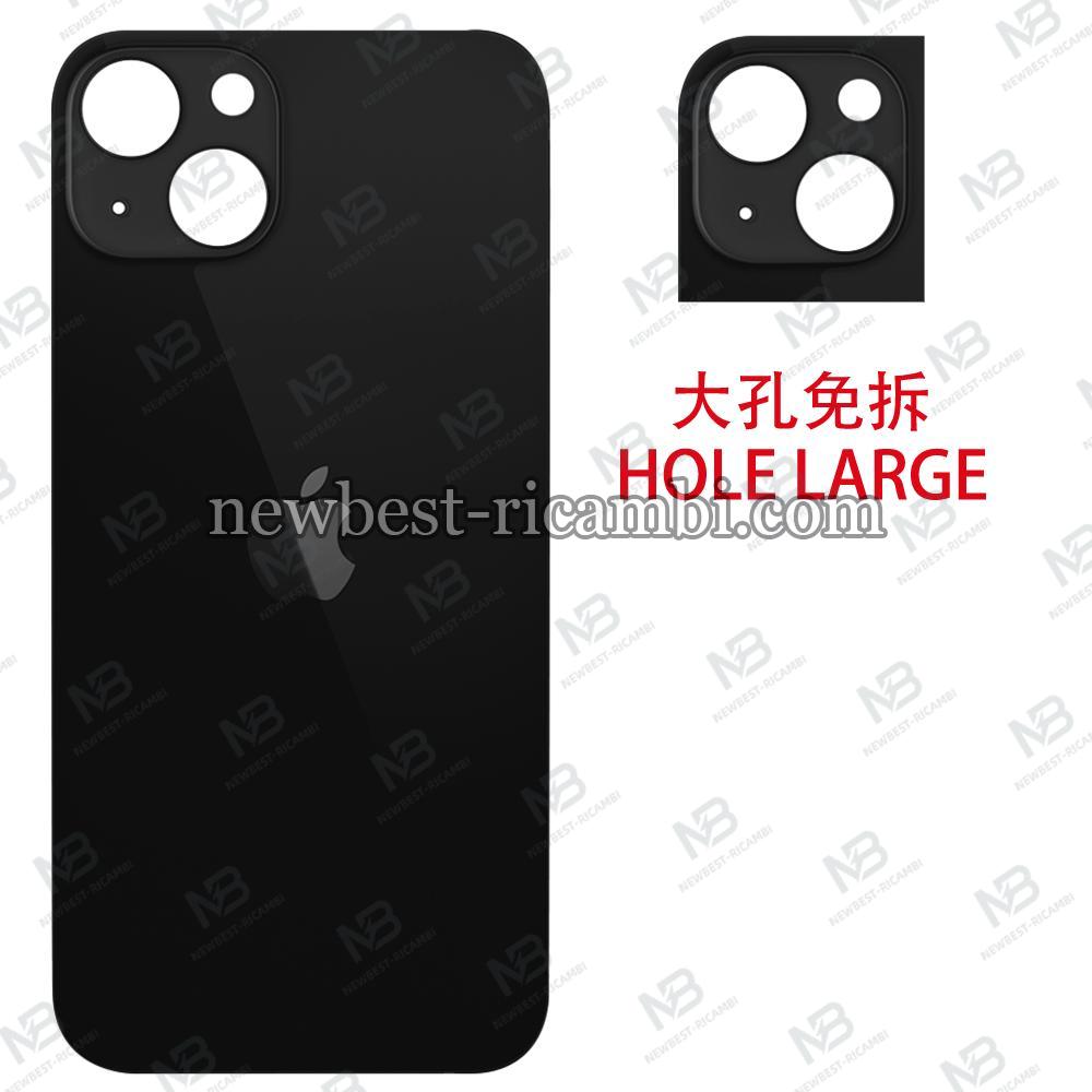 iPhone 13 Back Cover Glass Hole Large Black