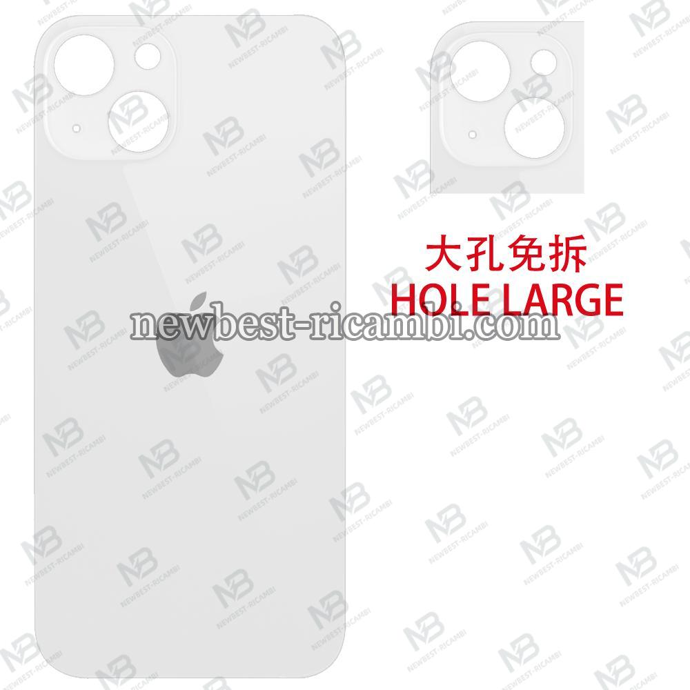 iPhone 13 Back Cover Glass Hole Large White