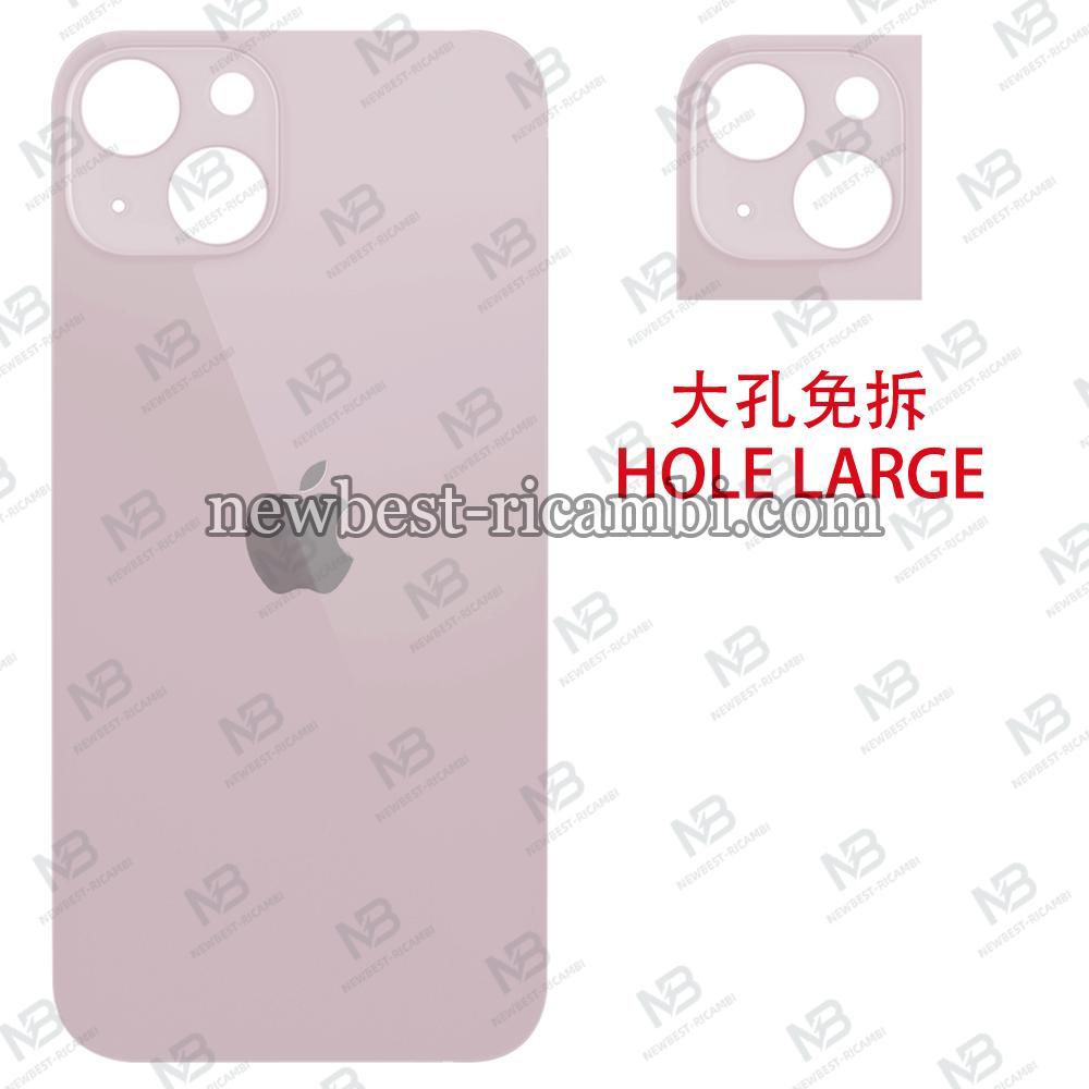 iPhone 13 Back Cover Glass Hole Large Pink