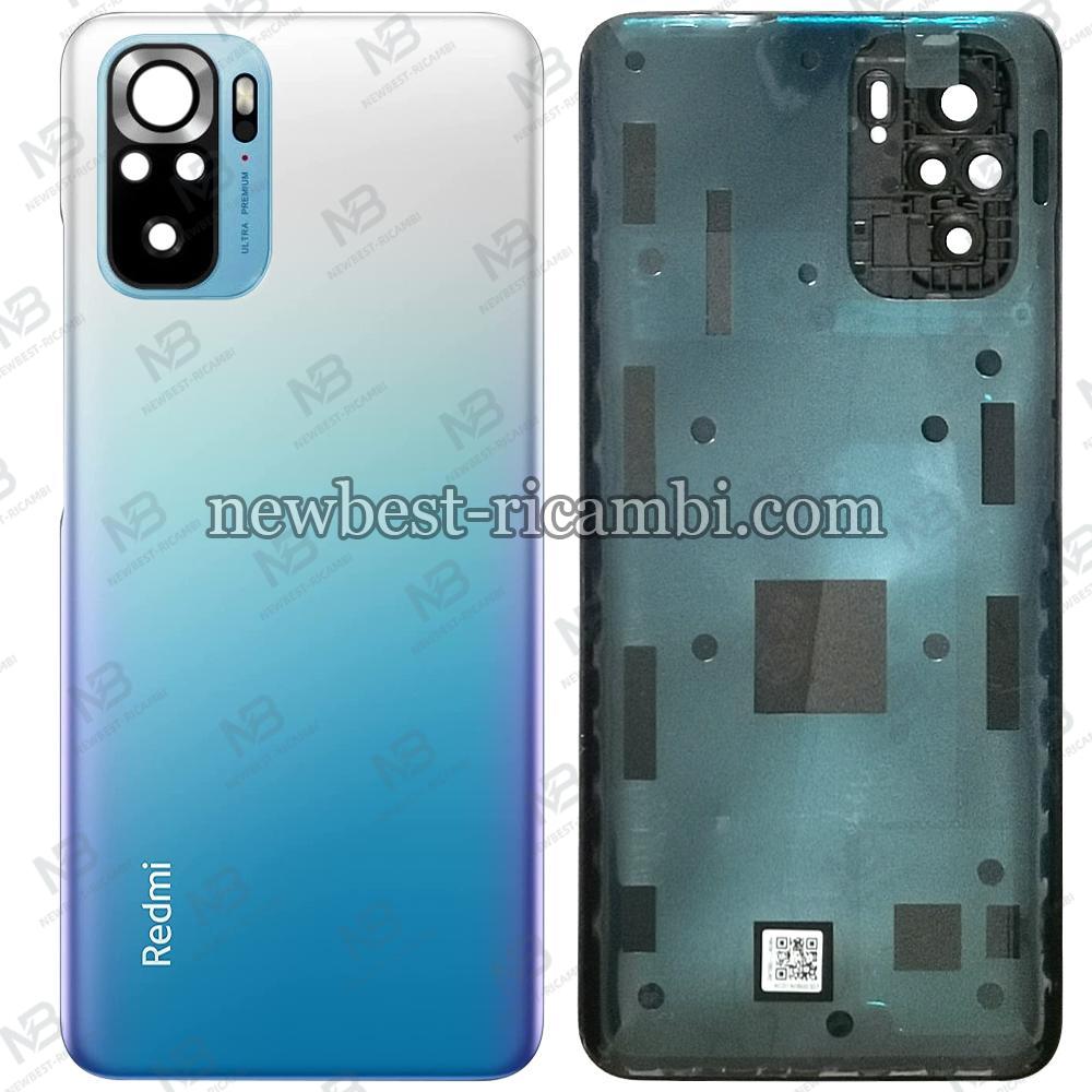 Xiaomi Redmi Note 10S Back Cover+Camera Glass Blue