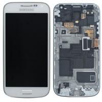 Samsung S4 Mini I9195 Touch + Lcd + Frame White Change Glass