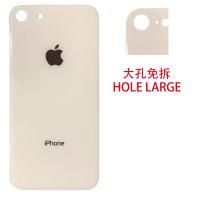 iphone 8g back cover gold camera hole large